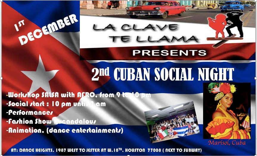 Cuban Social Nigth "La clave te llama"