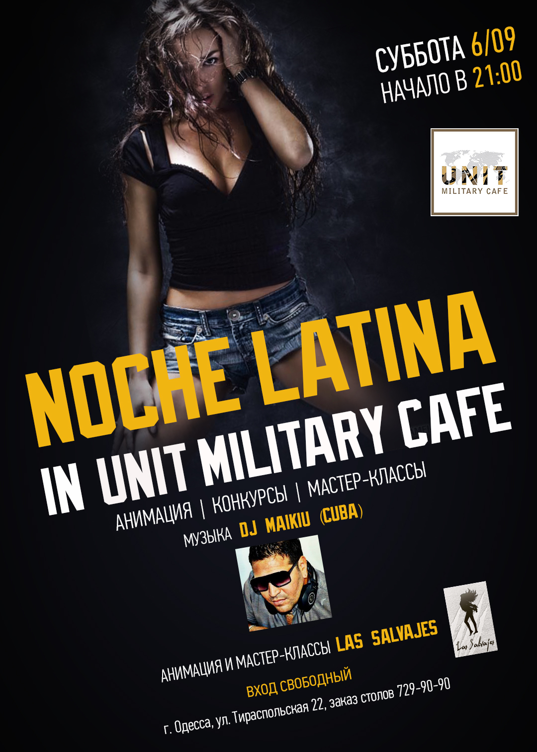 Noche Latina in Unit Military Cafe