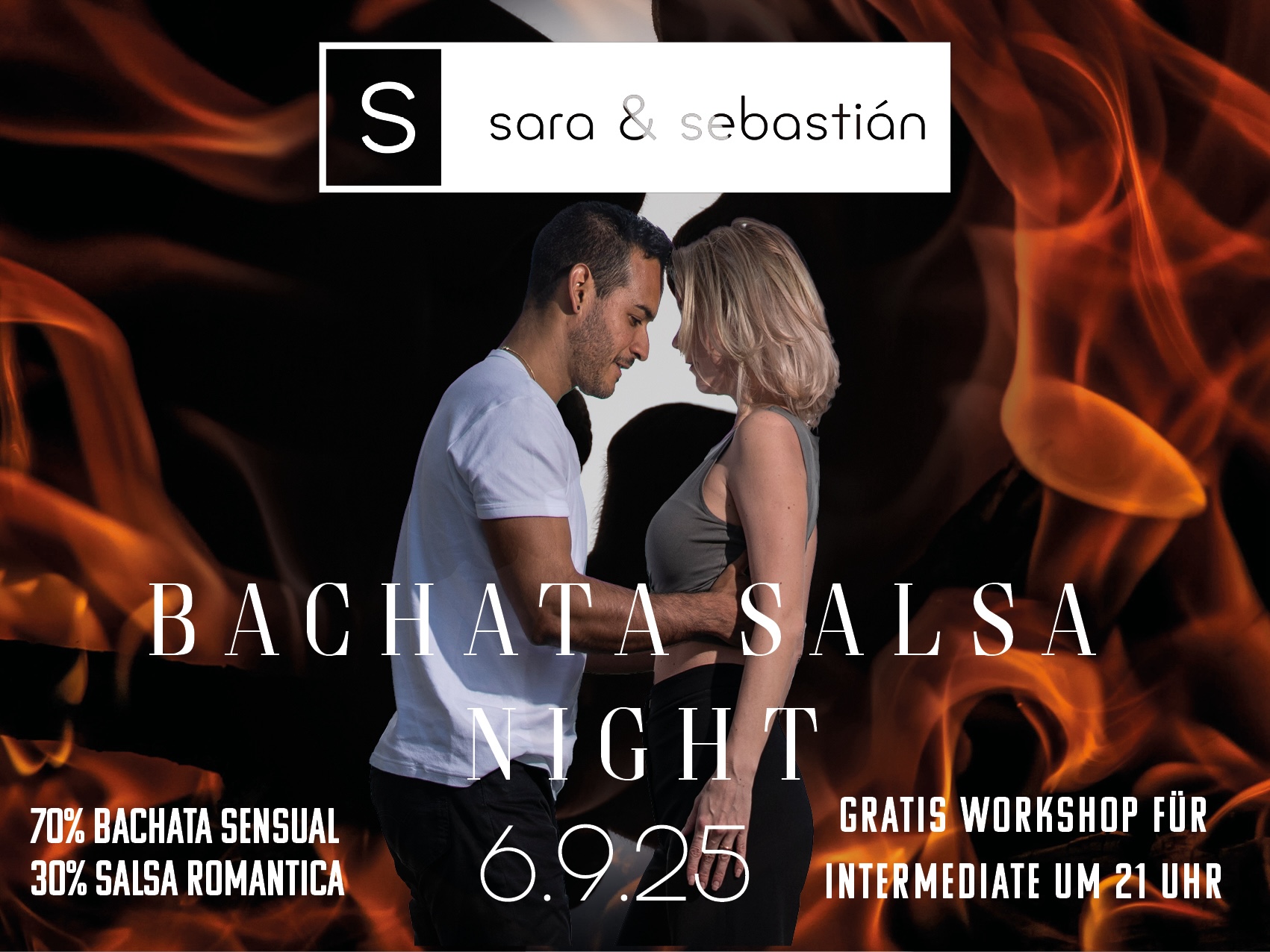 ❤️🔥 Gratis Bachata Intermediate Workshop + Bachata und Salsa Night❤️🔥