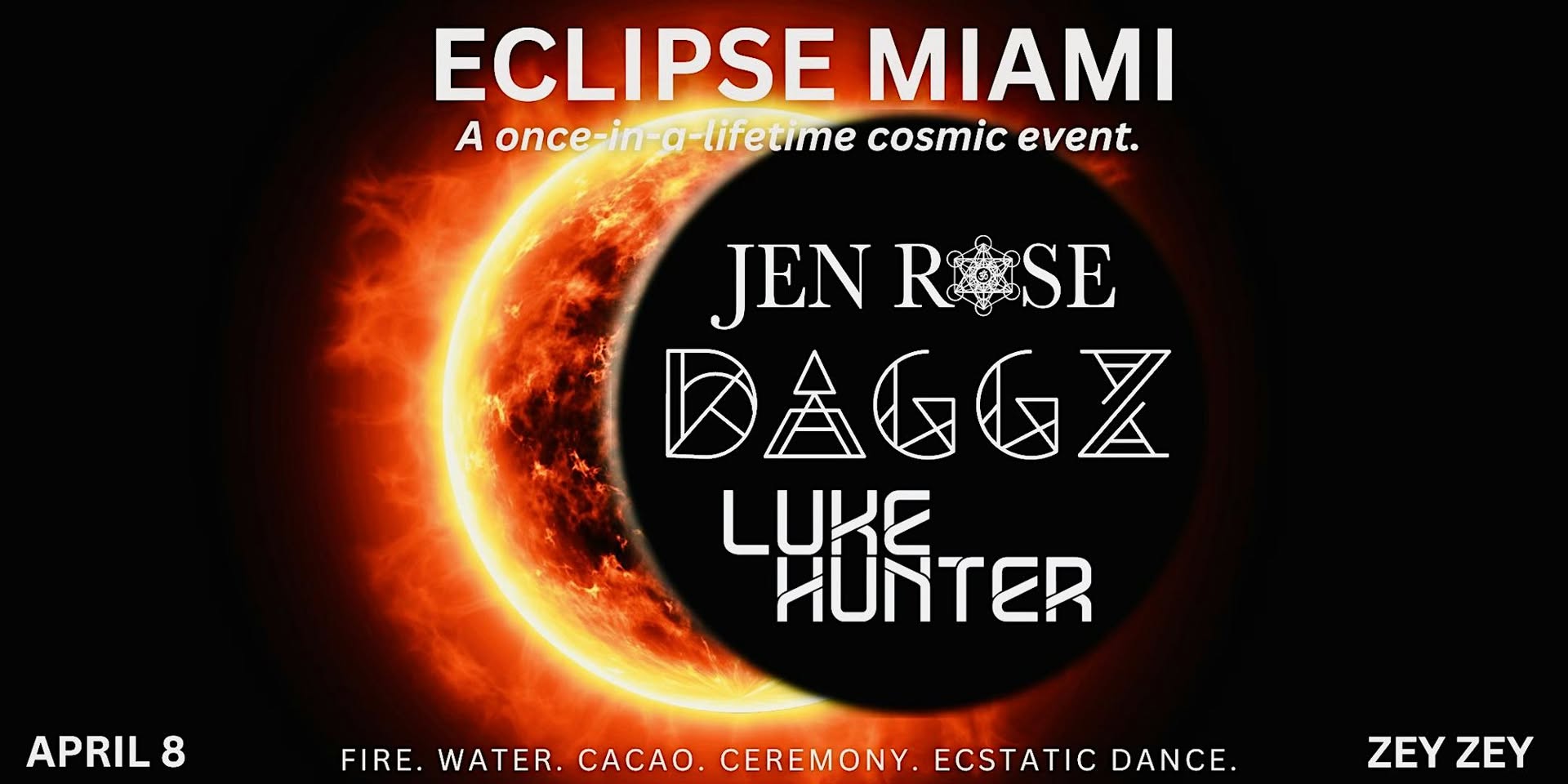 ECLIPSE MIAMI: FIRE. WATER. CACAO. CEREMONY. ECSTATIC DANCE