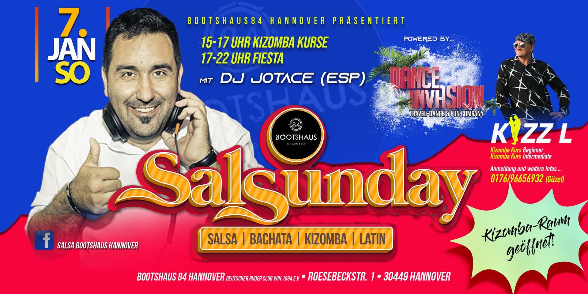 SalSunday mit Dj Jotace - Kizomba Kurs mit KIZZ L
