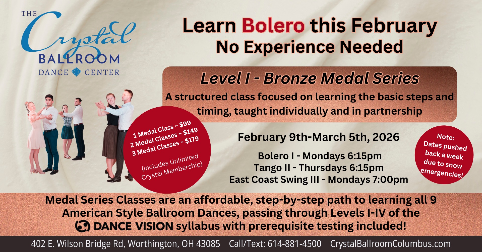Dance Vision Medal: Bolero I