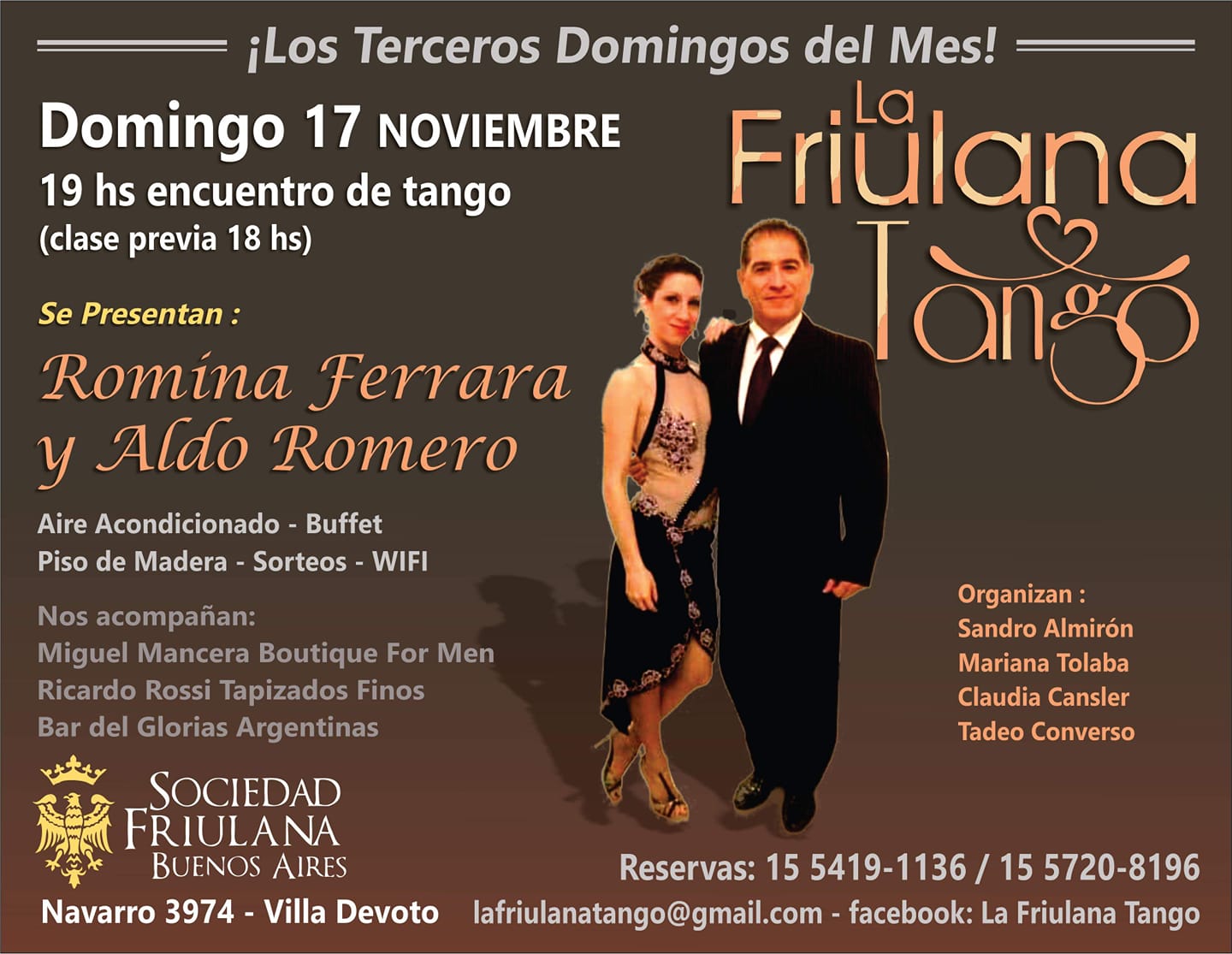 ¡Domingo 17 Otro Encuentro Tanguero!