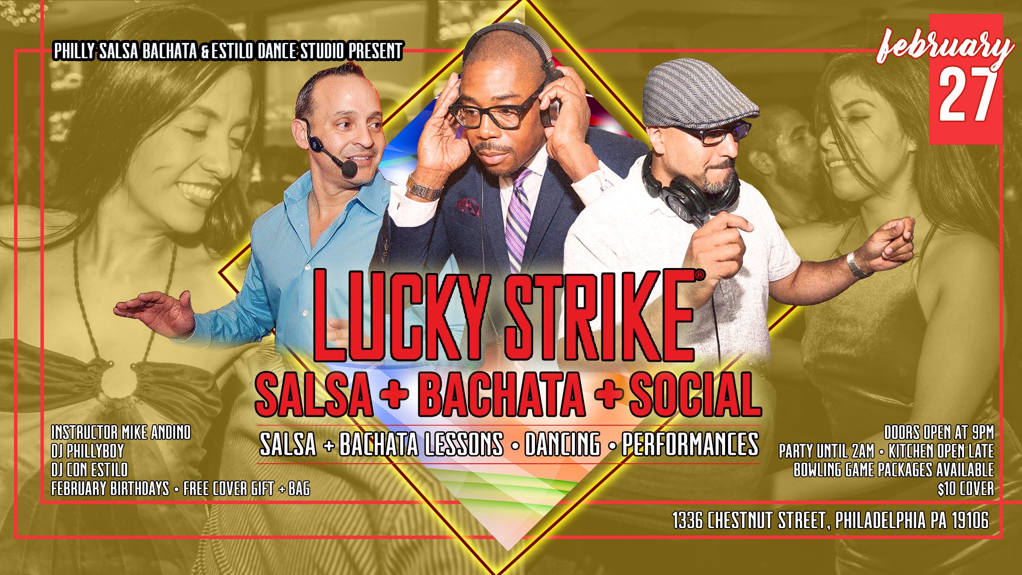 Lucky Strike Salsa Bachata Social - Philly's Favorite Social
