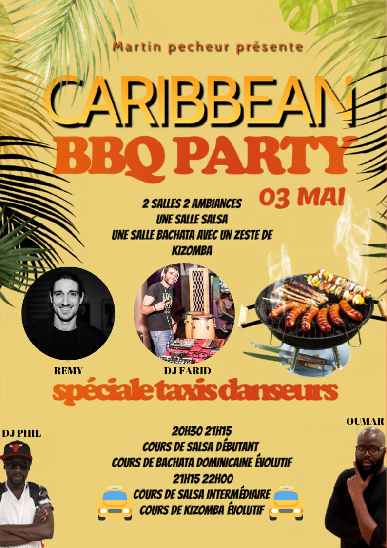 Carribean BBQ Party :SPECIALE TAXIS DANSEURS