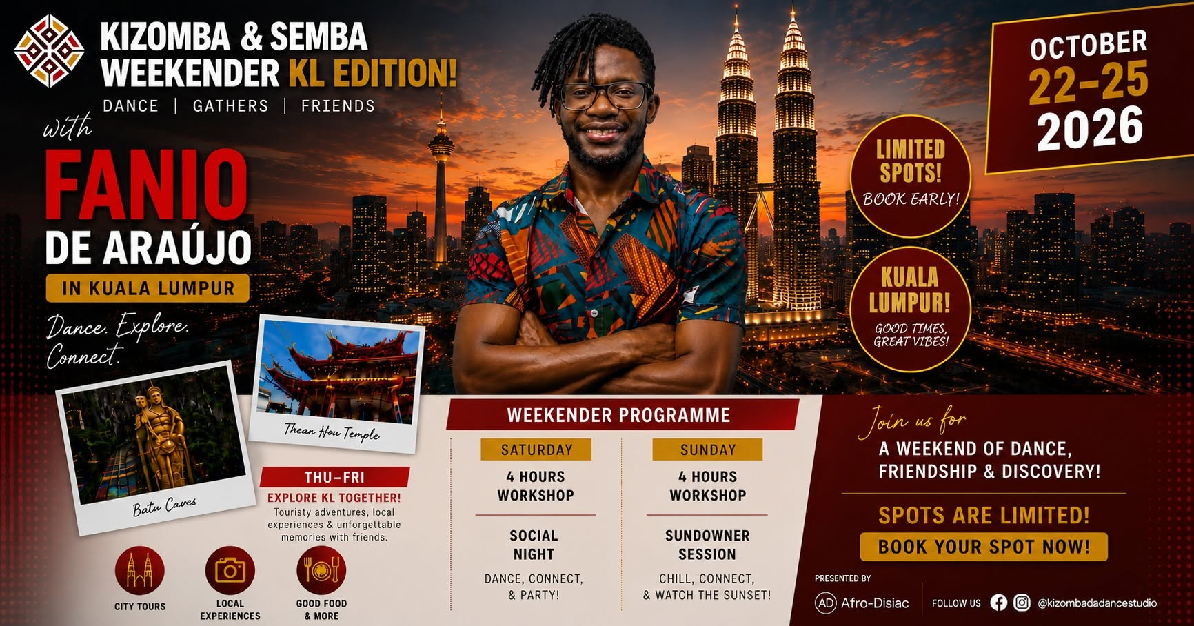 Kizombada Weekender in Kuala Lumpur with Fanio!