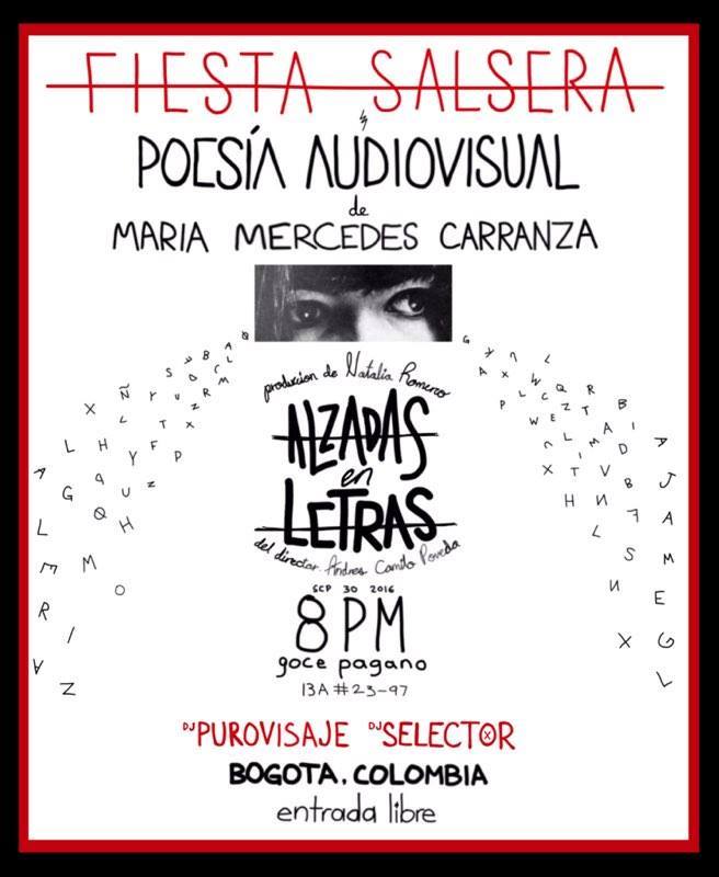 Fiesta salsera y poesía audiovisual