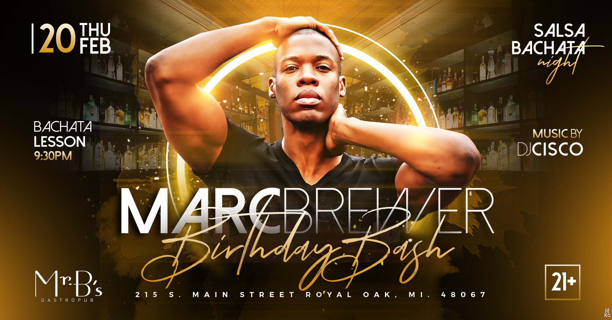 Marc Brewer's Birthday Bash at Mr. B's