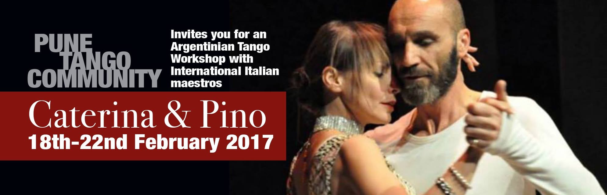 Argentine tango workshop. Pino & Caterina