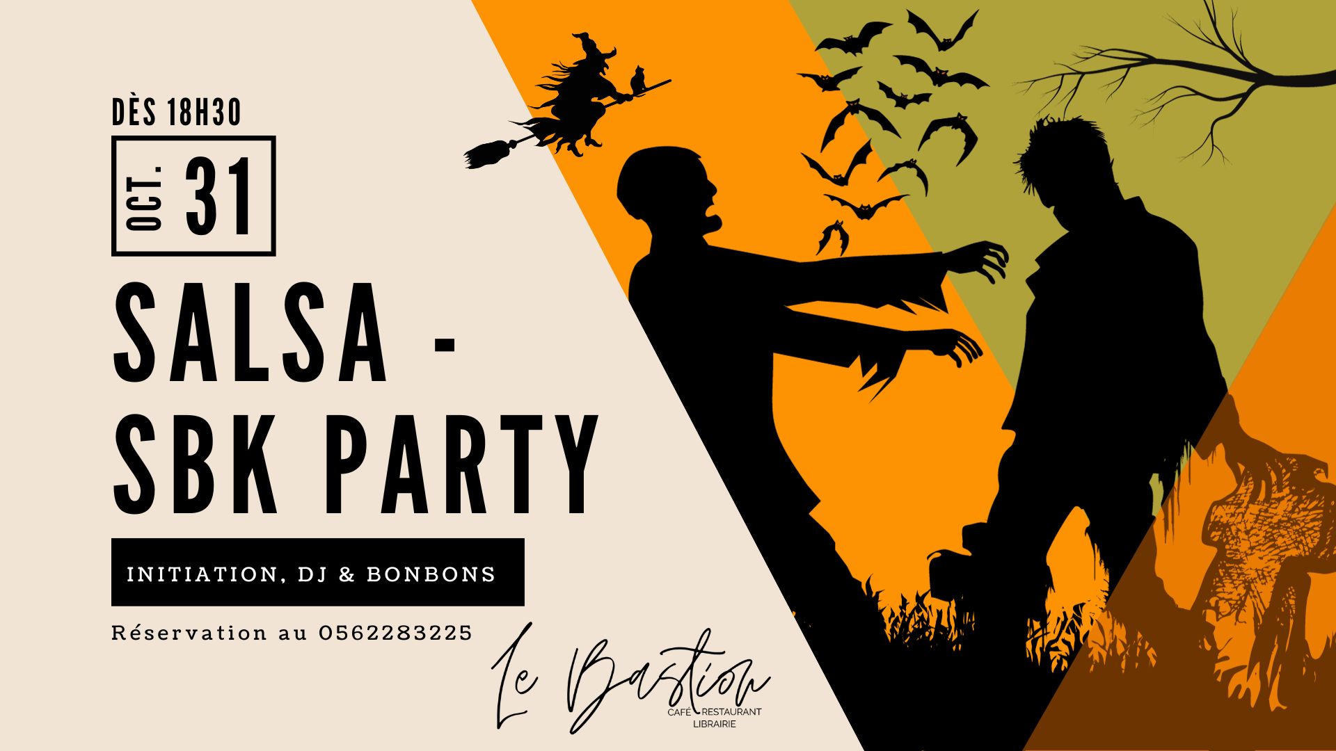 Salsa "Halloween SBK party" : venez déguisés !