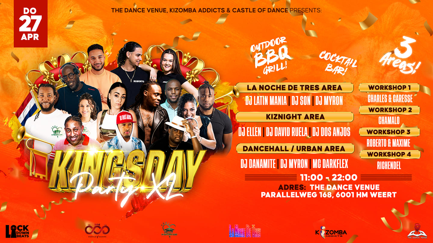KINGSDAY XL (KIZOMBA BACHATA URBAN AREA) WEERT
