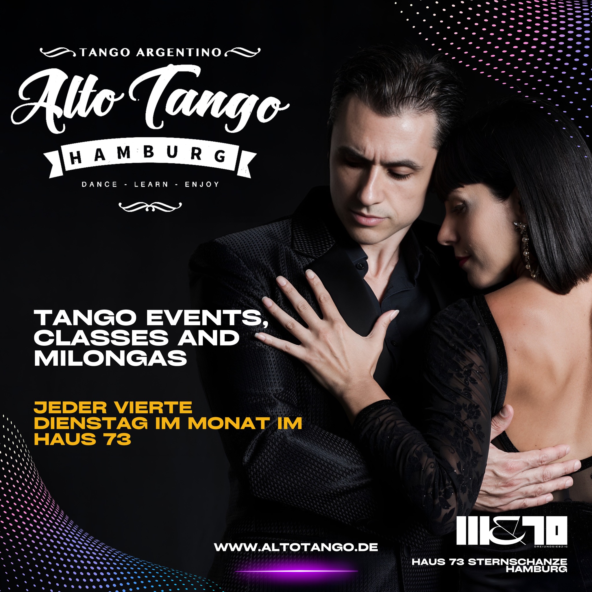Alto Tango Milonga - 27.1.2026 - Tango WS with Liuba & Erick - DJ Martin Schwutke