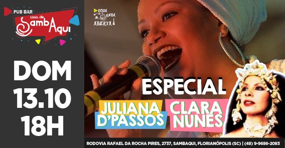 13.10 18h Juliana D'Passos - Especial - Clara Nunes