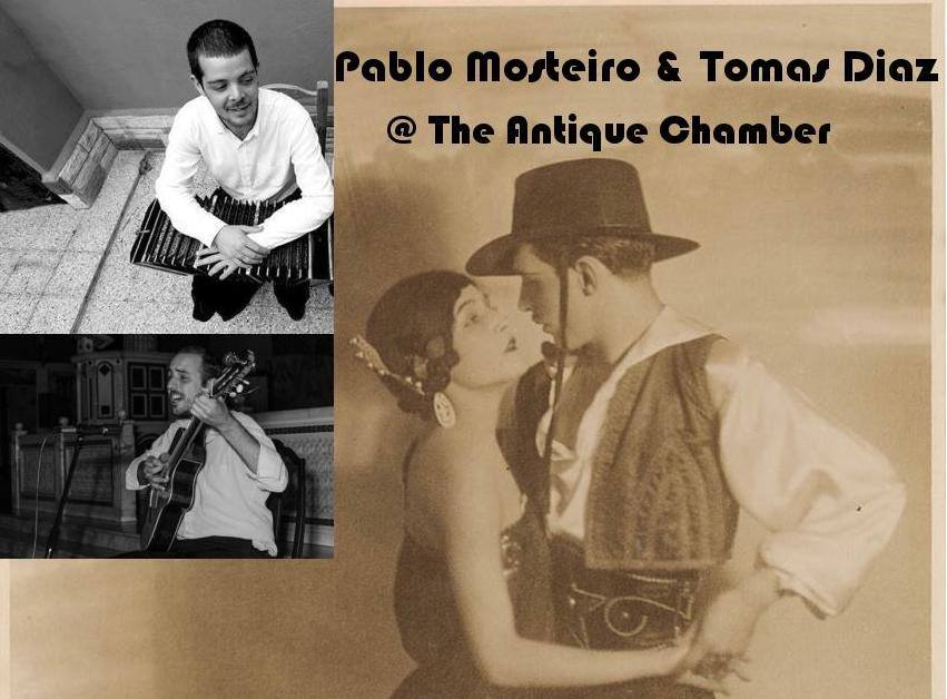 Pablo Mosteiro and Tomas Diaz at The Antique Chamber
