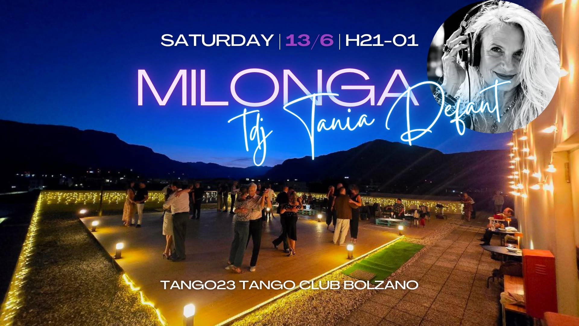 Abrazame! La milonga del Sabato. Tdj Tania Defant