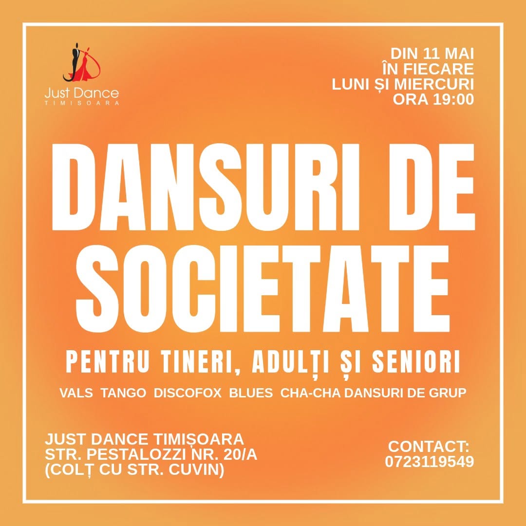 Curs de Dansuri de Societate din 11 mai