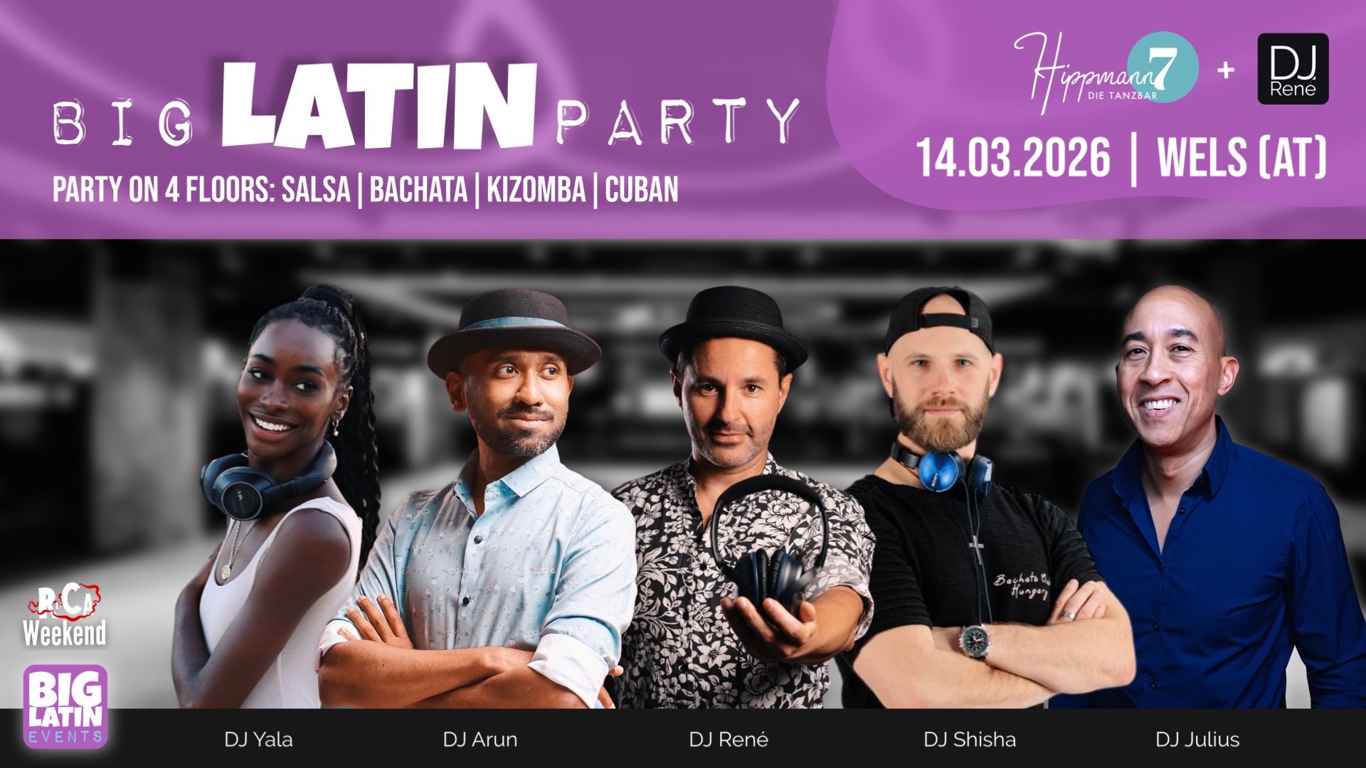 BIG LATIN PARTY (4 Floors: Salsa Bachata Kizomba Cuban)