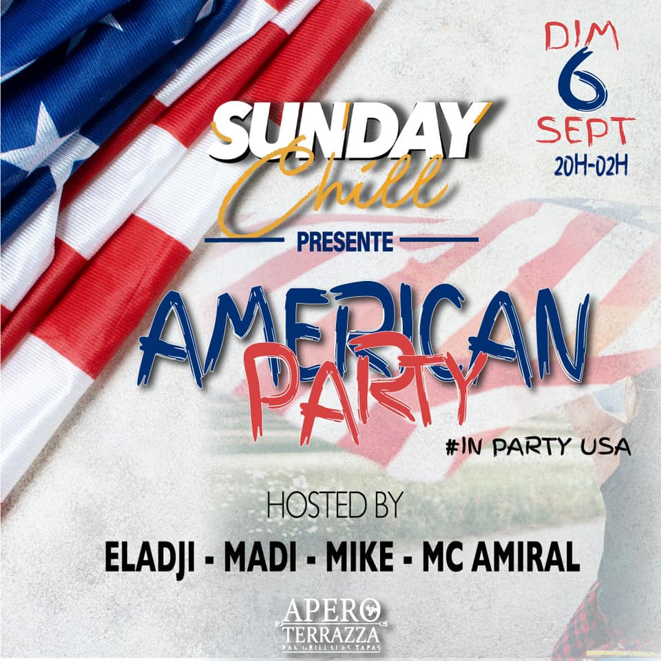 Sunday chill : American Party - Apéro Terrazza