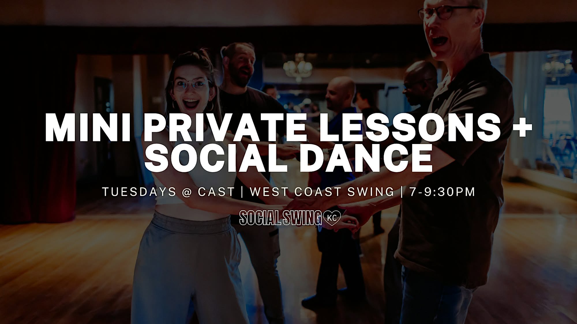 West Coast Swing Mini Private Lessons & Social Dance