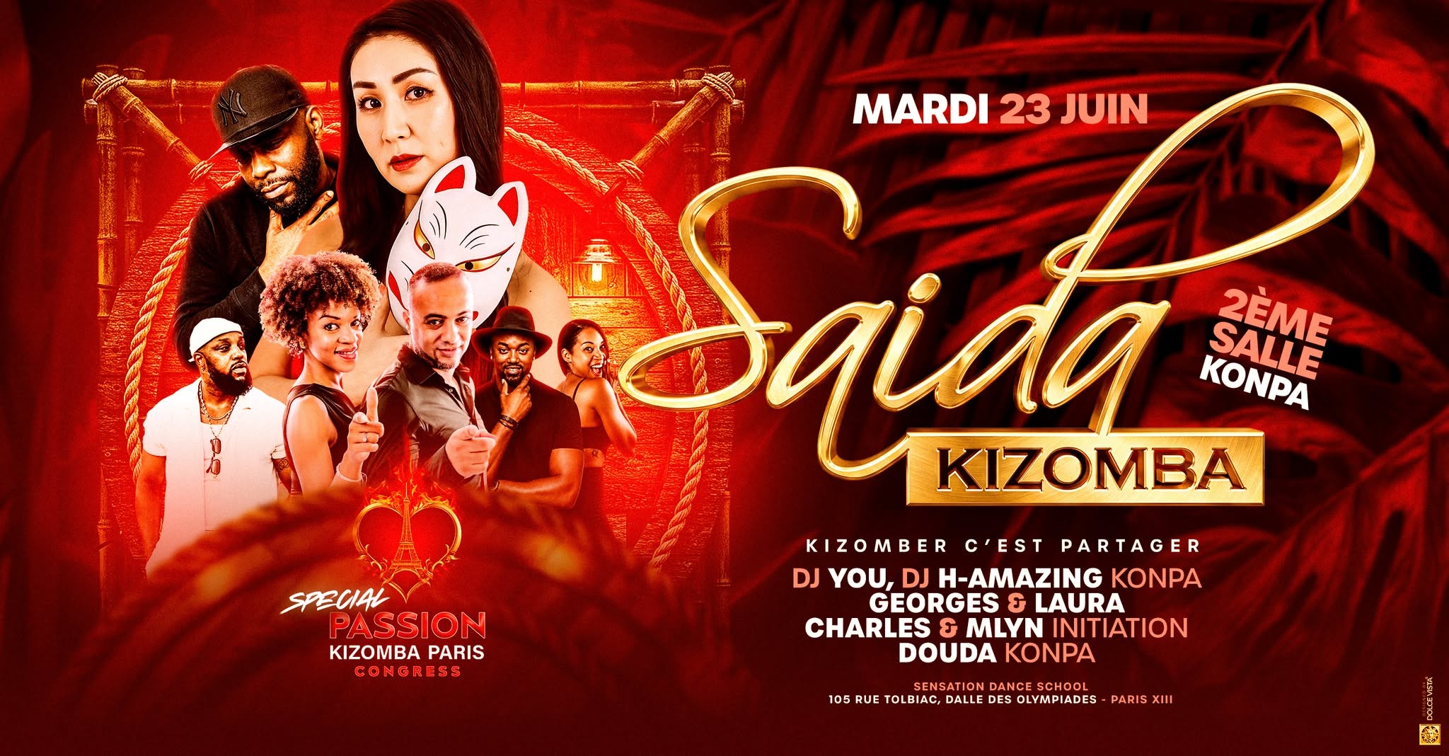 Saida Kizomba promo Passion Kizomba Paris Congress