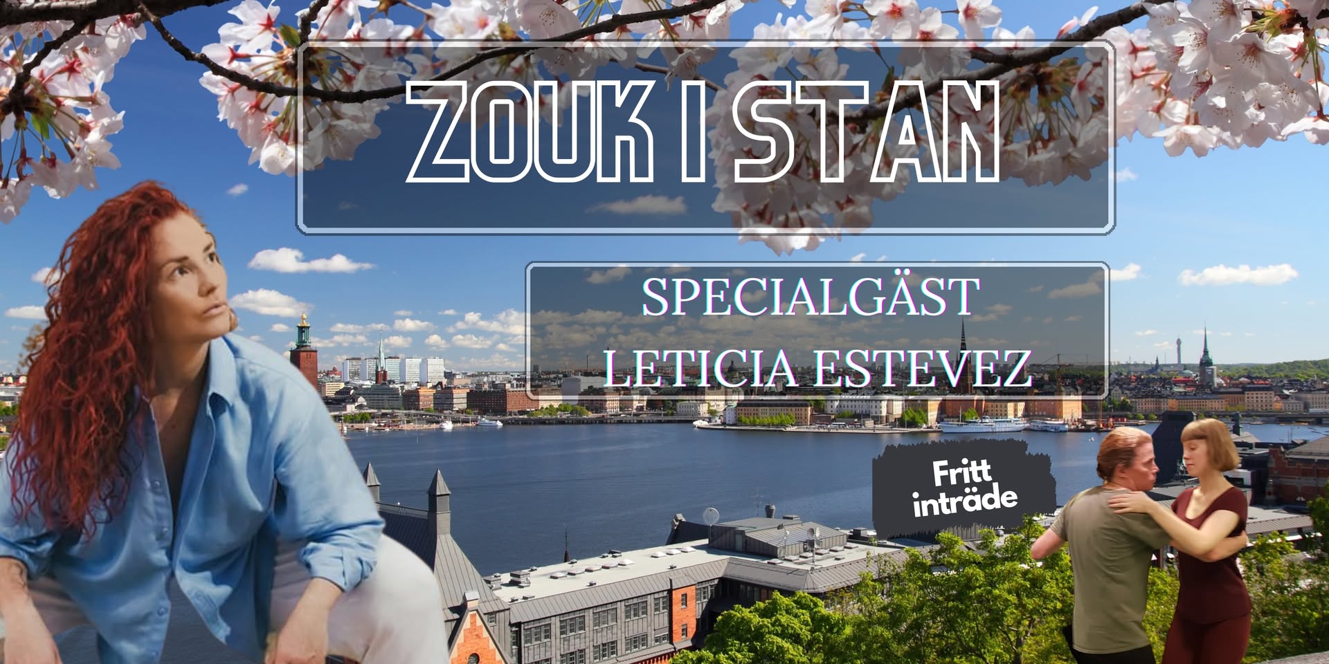 Zouk utomhus - specialgäst Leticia Estevez