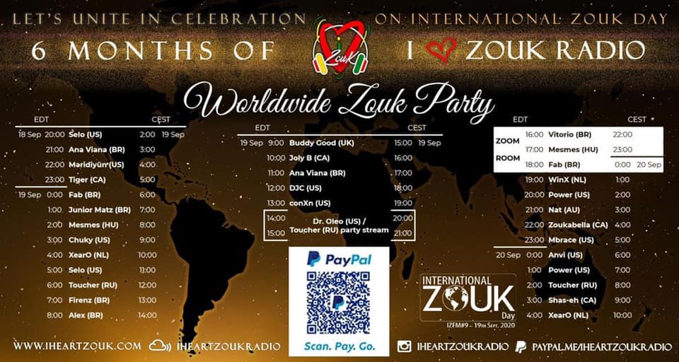 Worldwide Zouk Party on IHZ Radio