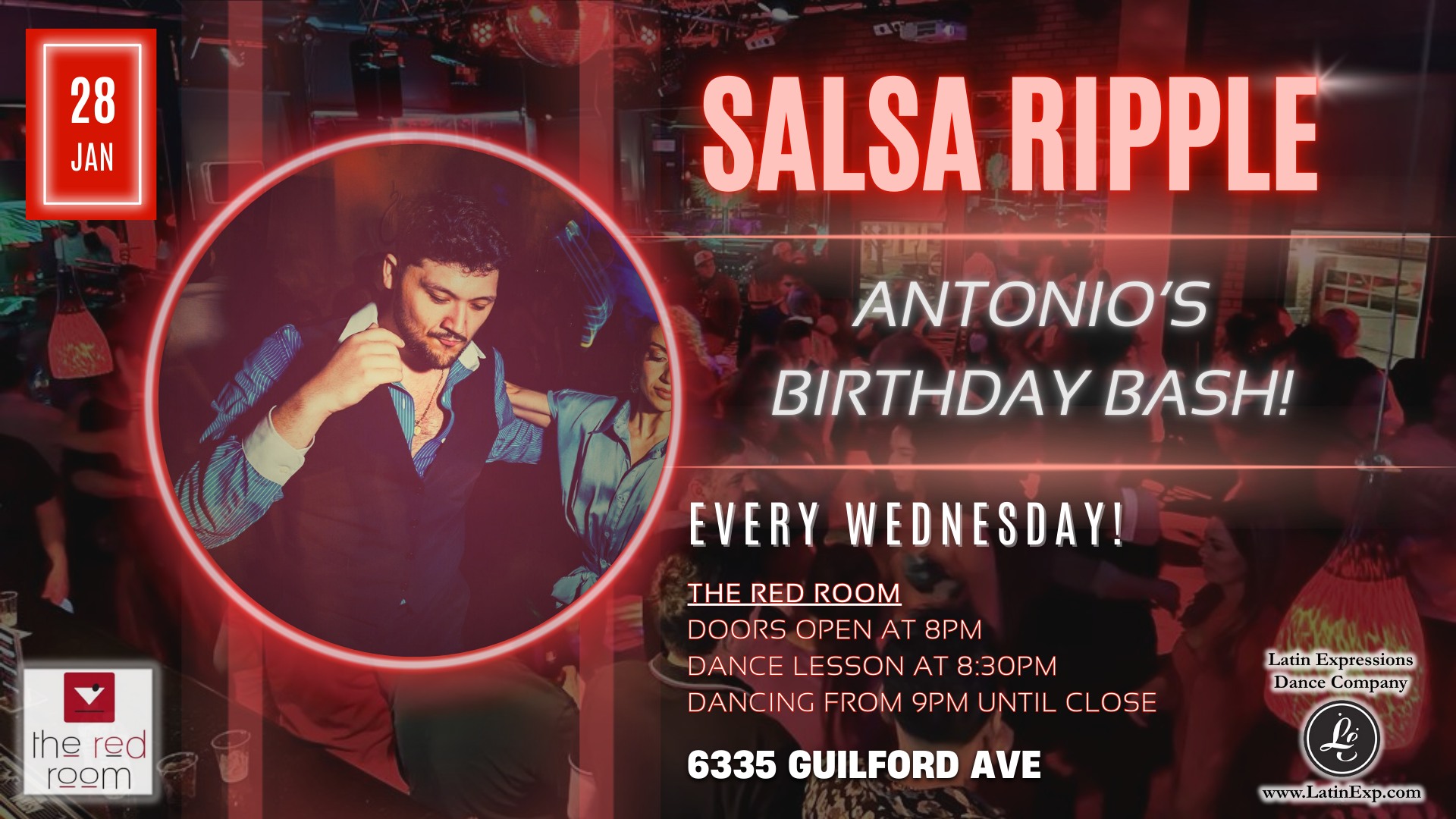 🥳🪩 Salsa Ripple - Antonio's Birthday Bash! 🪩🥳