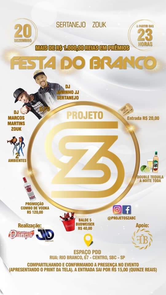 Projeto SZ FESTA DO BRANCO