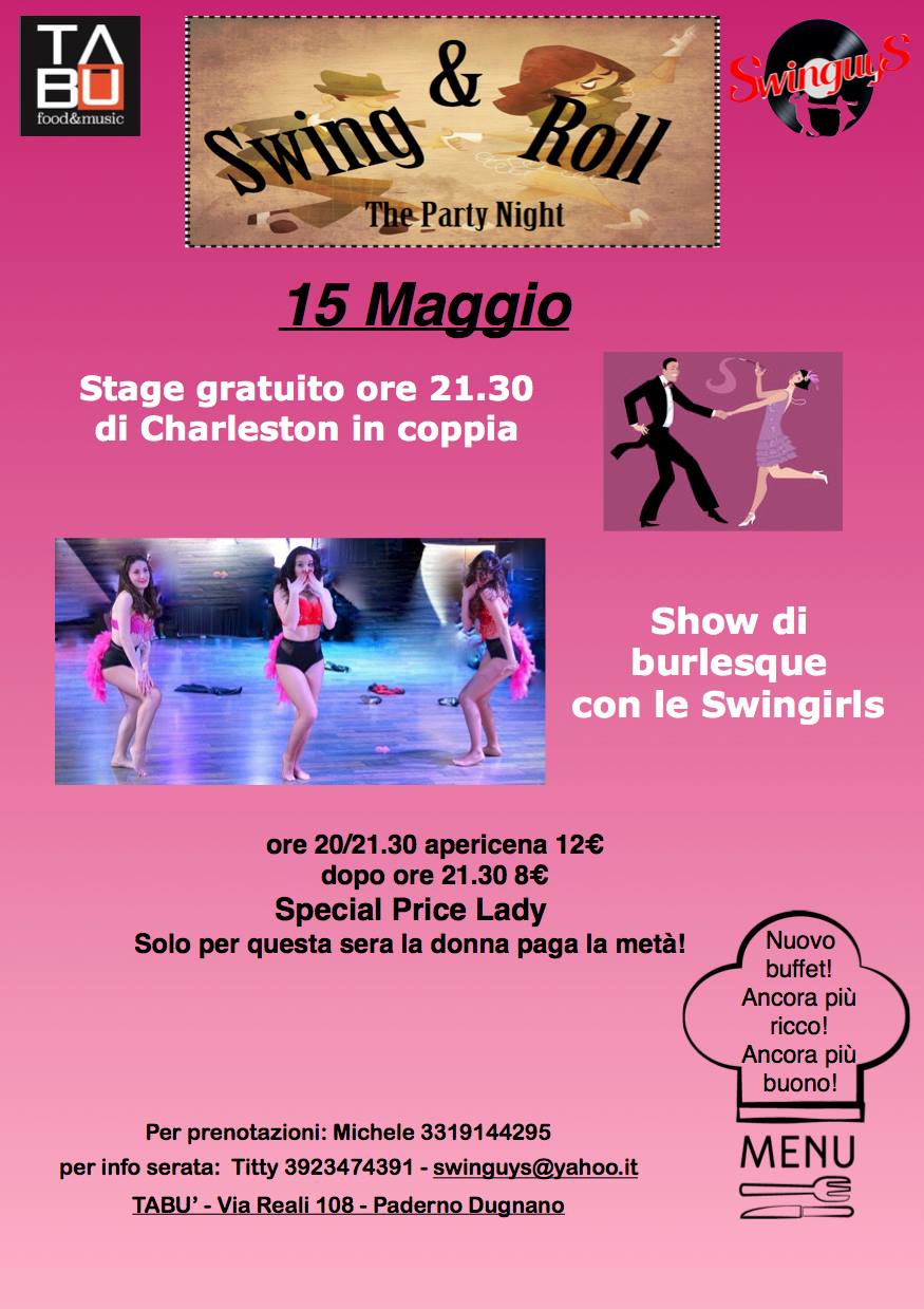 Swing&Roll con Burlesque