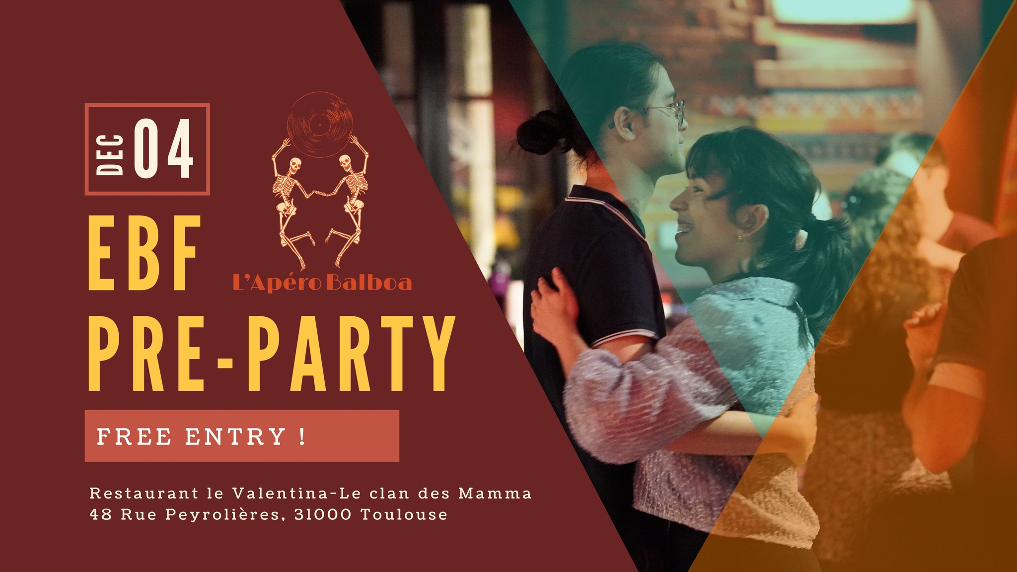 PRE-PARTY de l'European Balboa Festival 2025