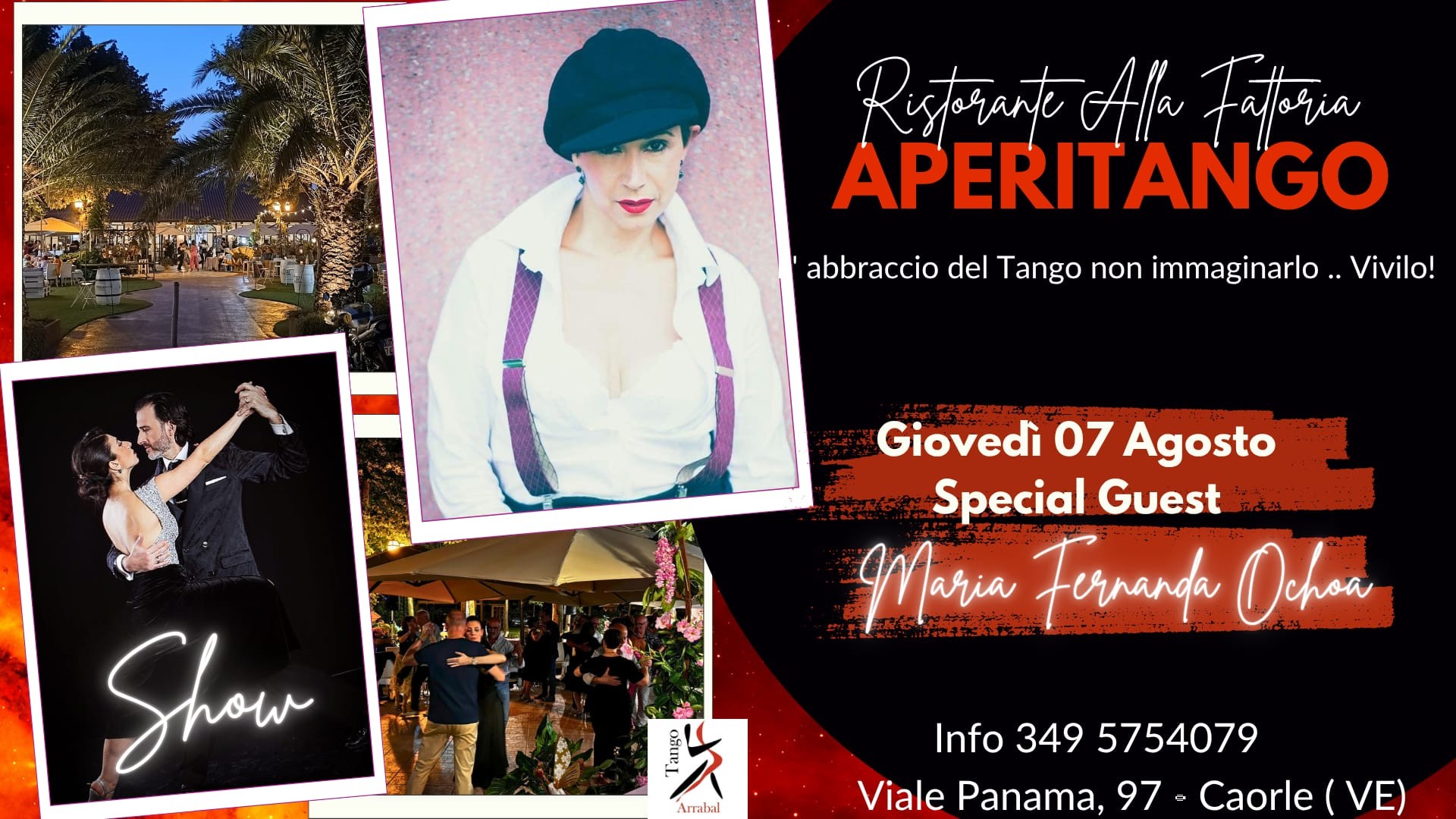 Aperitango Alla Fattoria - Special Guest La Pebeta - Tdj El Pradi - Esposizione La Diva Calzature