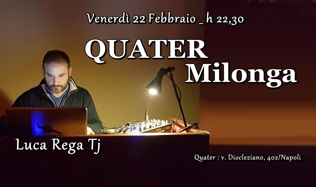 Venerdì Milonga al Quater + cumple