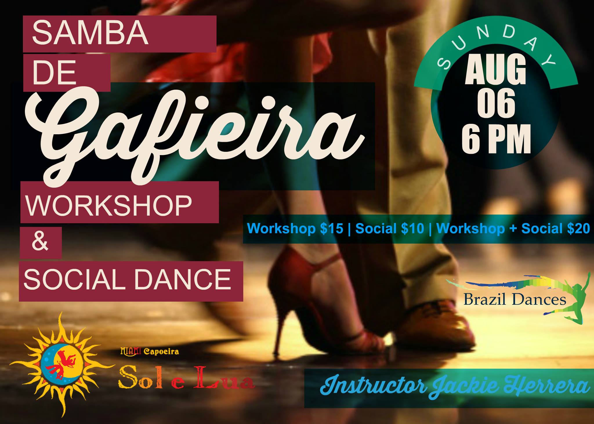 Samba de Gafieira Workshop & Social Dance Samba, Forró and more!