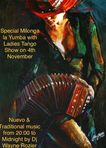 Milonga La Yumba with Dj Wayne & Tango-Burlesque show๐ท๐