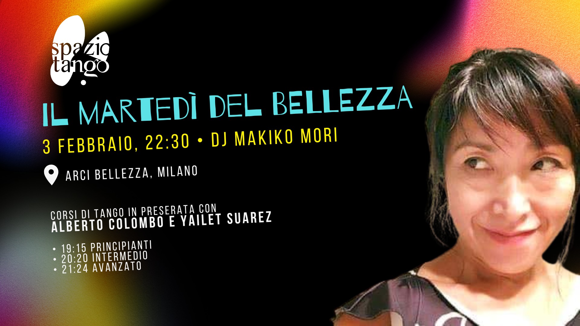 Il Martedì del Bellezza! Milonga con Dj Makiko Mori