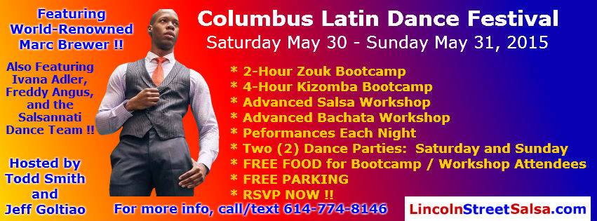 May 30-31 - Columbus Latin Dance Festival - Spring Edition !!