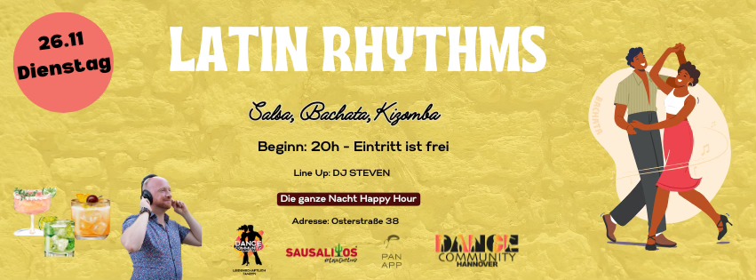 Latin Rhythms - Salsa, Bachata, Kizomba Party