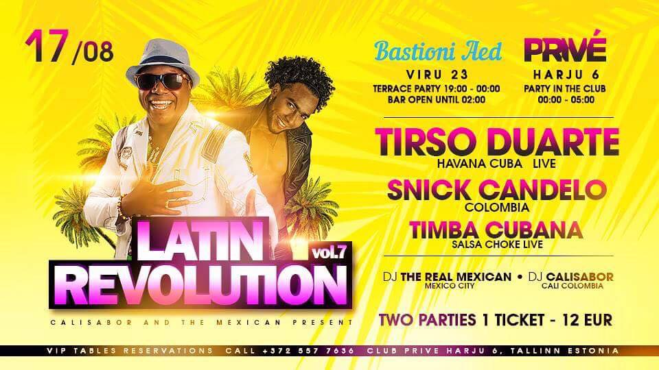 Latin Revolution Vol.7 SALSA LIVE TIRSO Duarte & SNICK Candelo