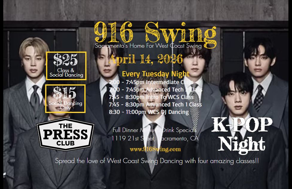 916 Swing K-Pop Night, April 14, 2026