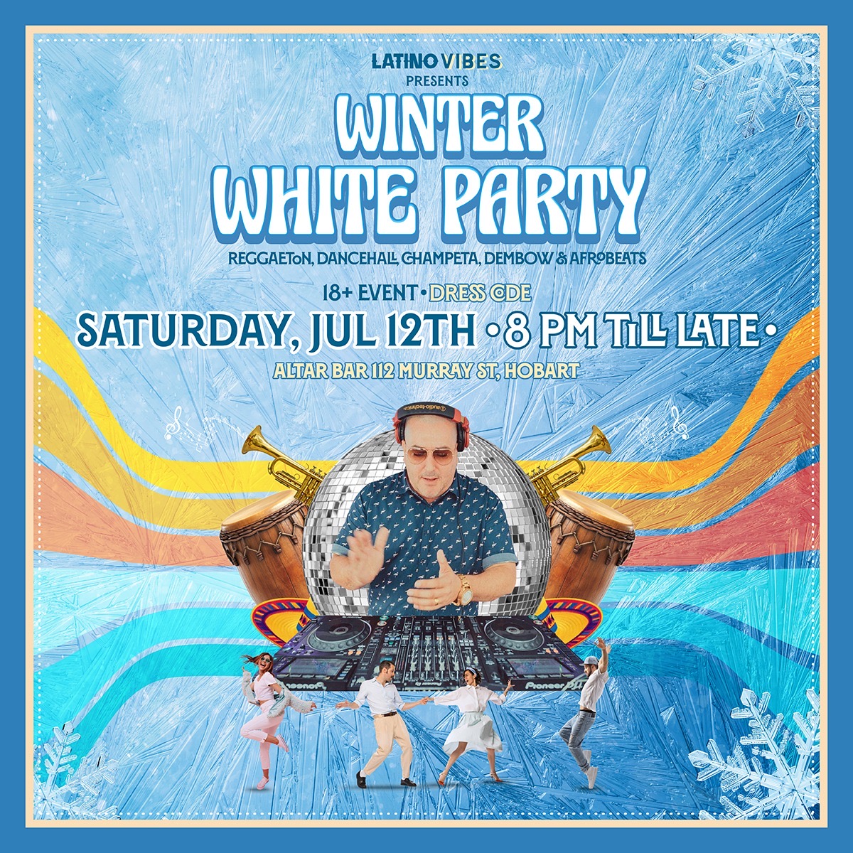 HOBART Latino Vibes Presents: Winter White Party