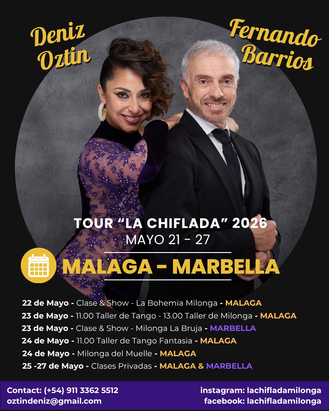 “La Chiflada” Tour 2026 Málaga y Marbella
