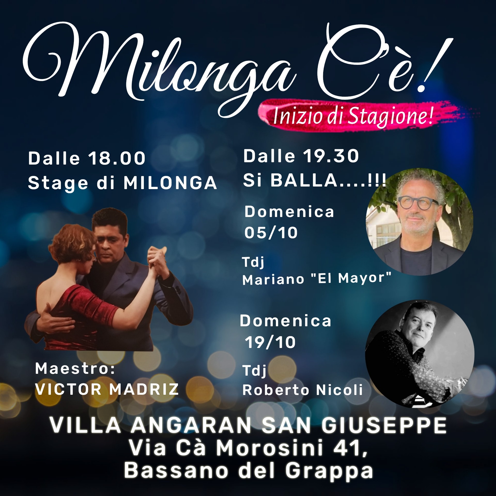MILONGA C'È, Stage Milonga + Tdj Mariano "El Mayor"