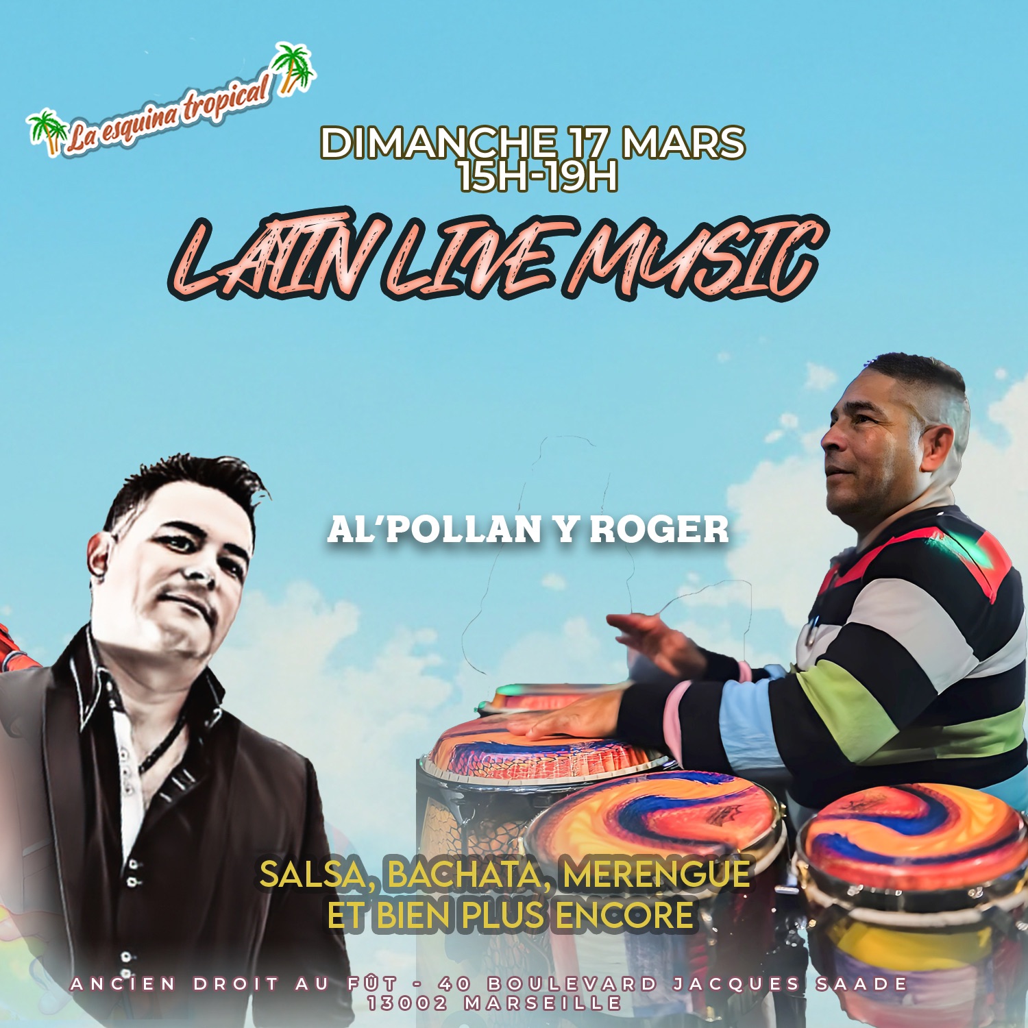 Latin Live music 🪘 Domingo tropical 🌴