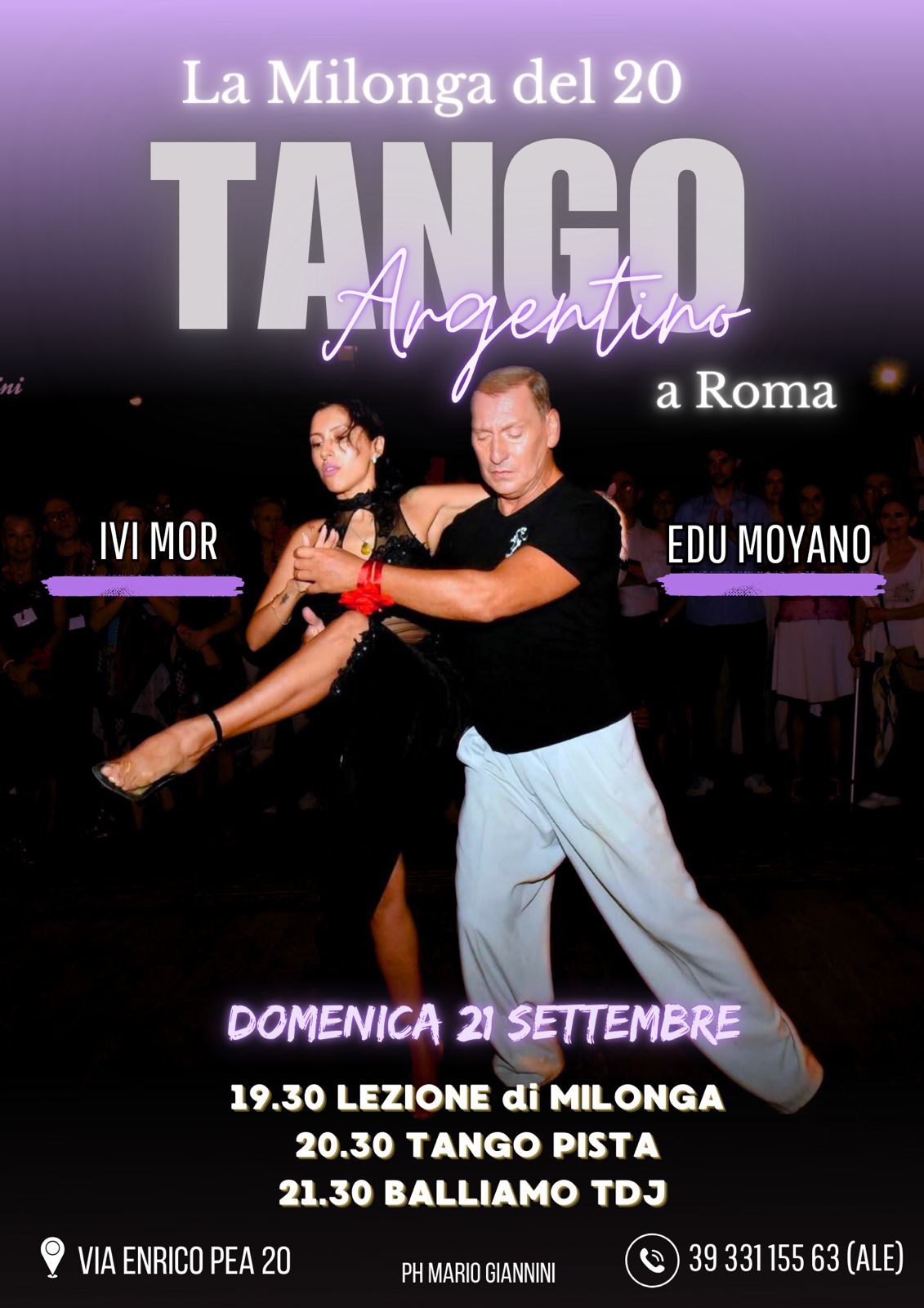 DOMENICA 21 09 MILONGA DEL 20