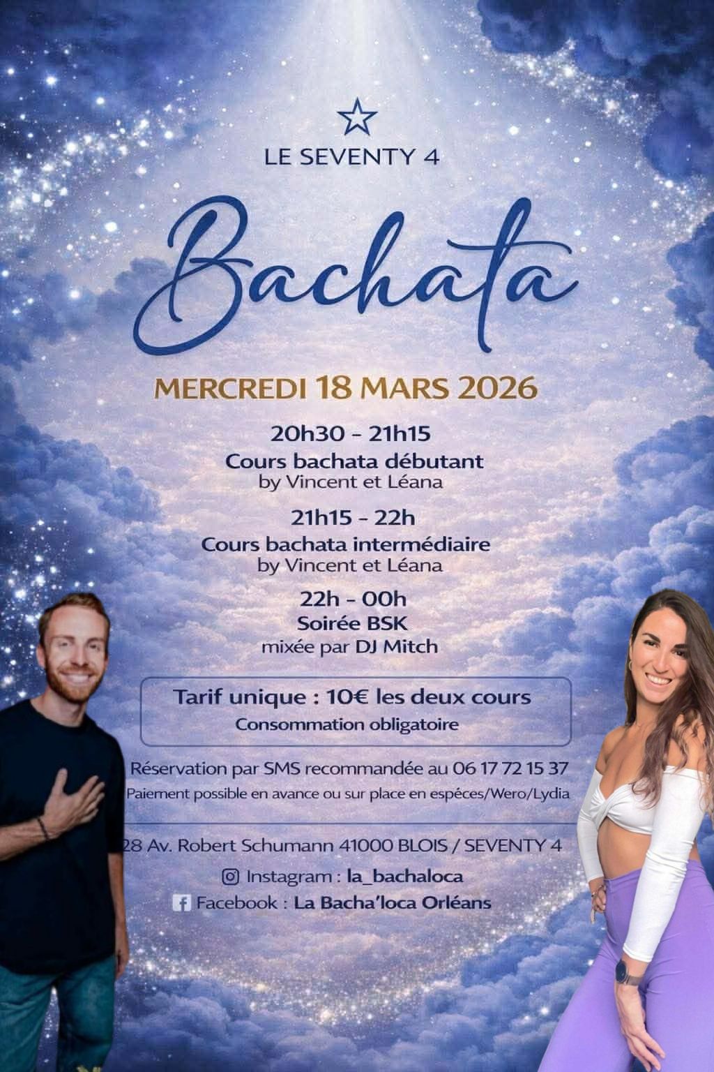 COURS BACHATA SOCIALE BK