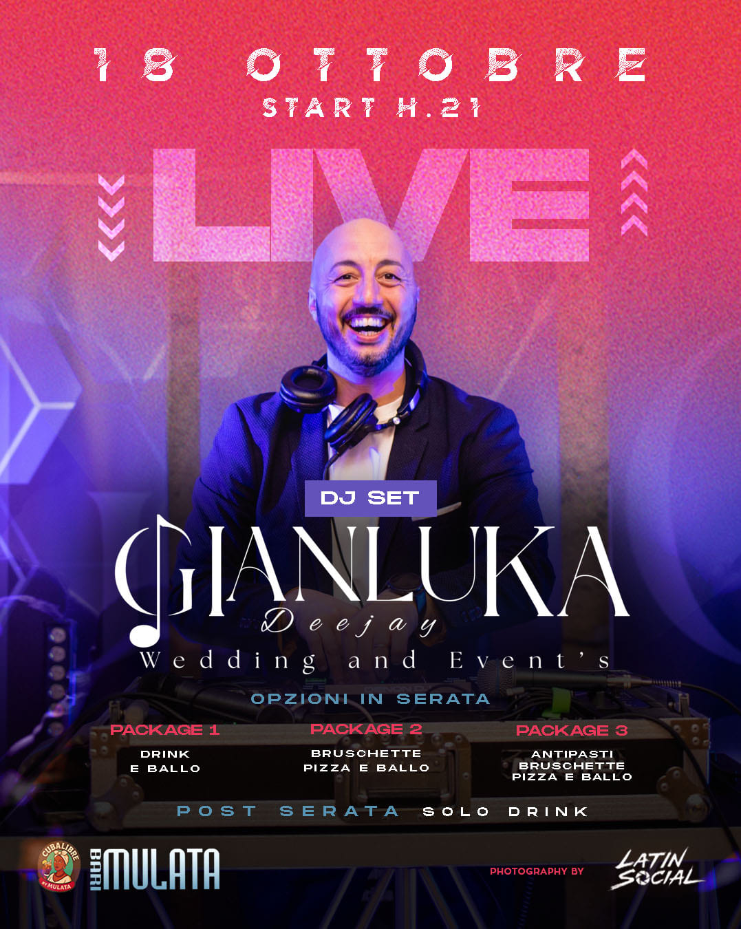 **SABATO LATINO & DANCE MULATA BARI**