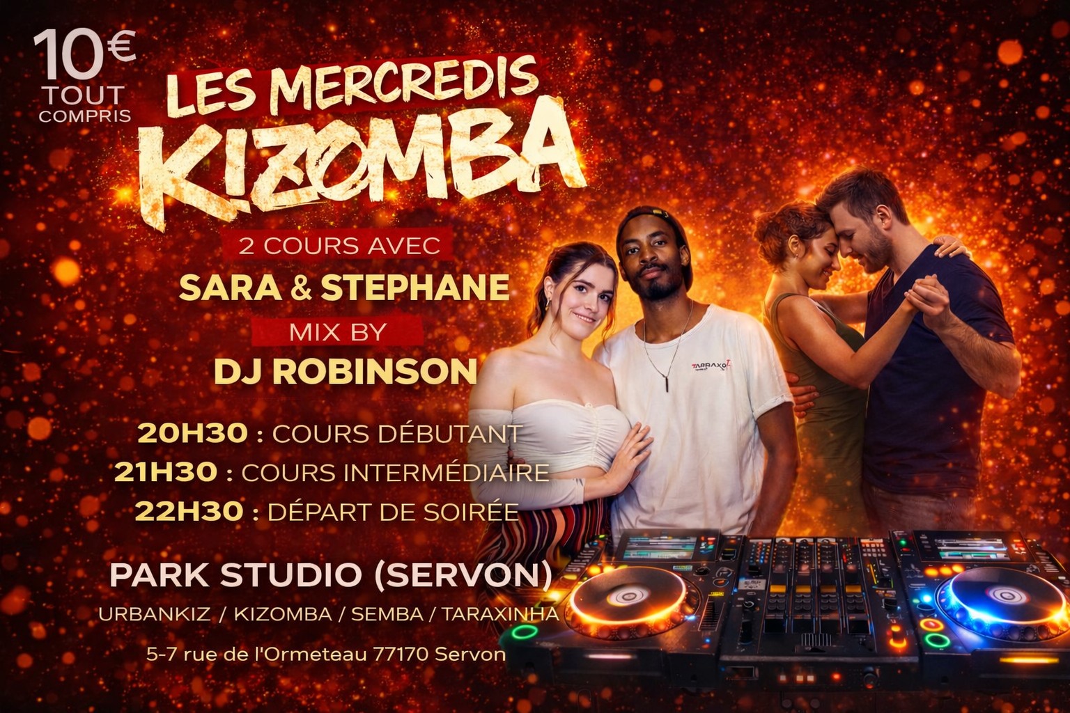 Mercredi 1er Avril - Les Mercredis Kizomba - Park Studio
