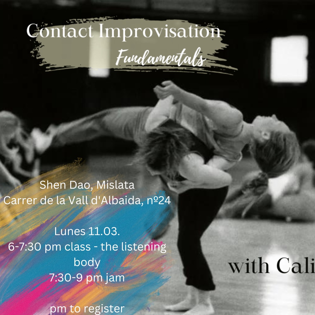 The listening body - Contact Improvisation Class and Jam