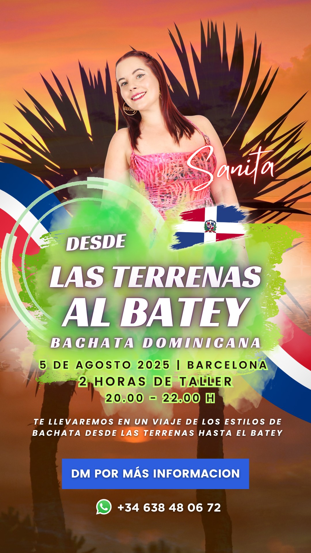 Desde Las Terrenas al Batey - 2 horas de taller de Bachata