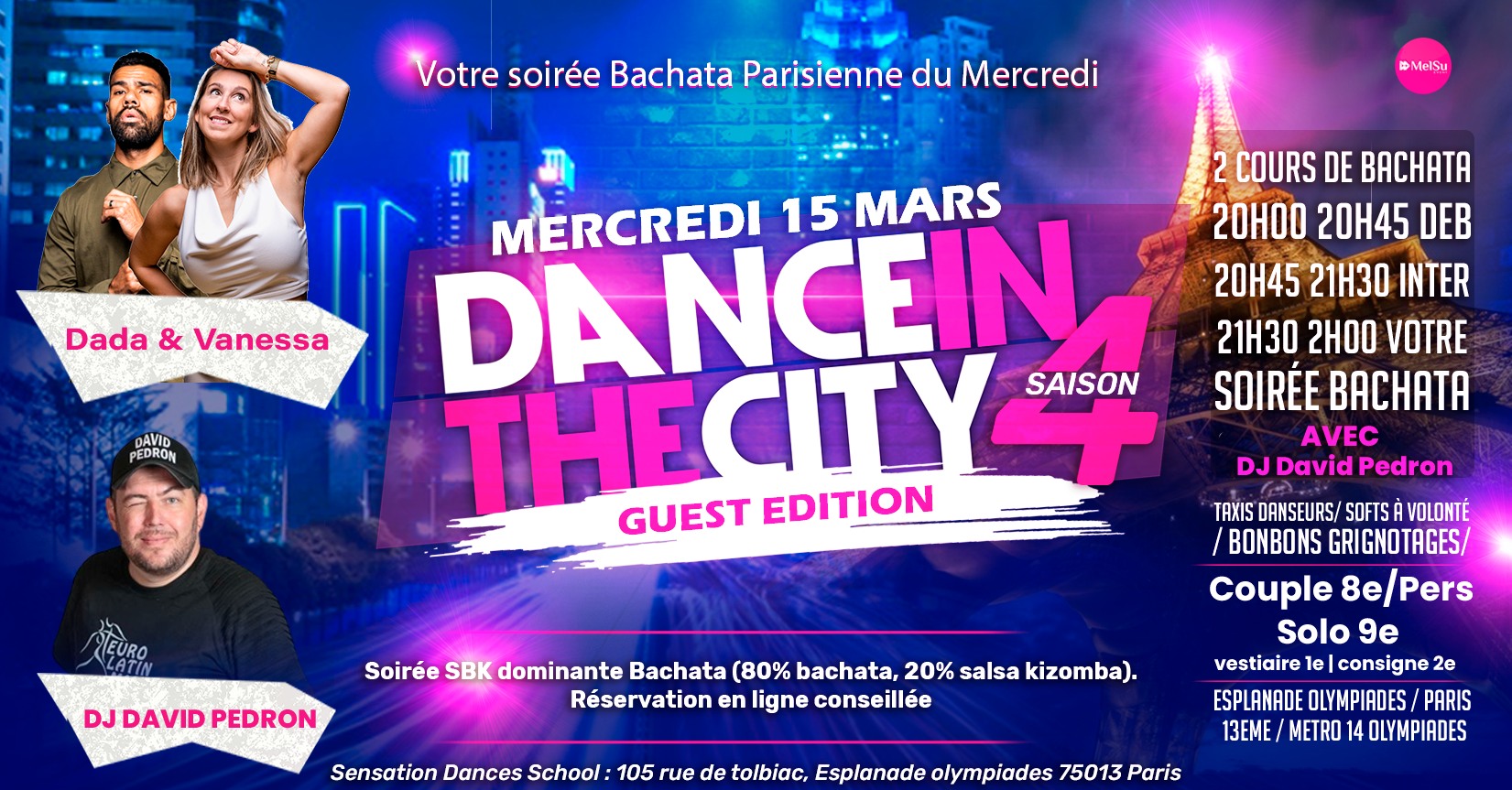 DITC - VOTRE SOIREE BACHATA PARISIENNE - GUEST EDITION